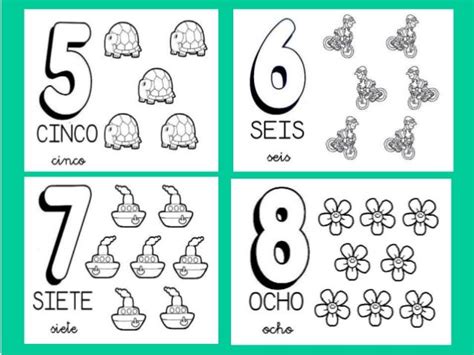 Los Numeros Del 1 Al 10 Para Niños Para Colorear - Niños Creativos