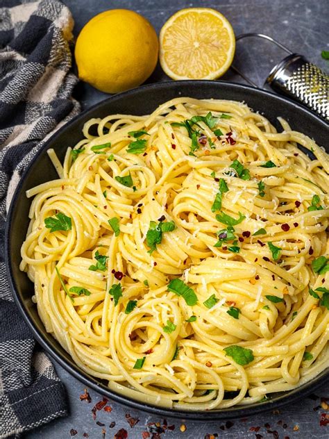 Lemon Butter Garlic Pasta Sauce Pasta Al Limone Skinny Spatula