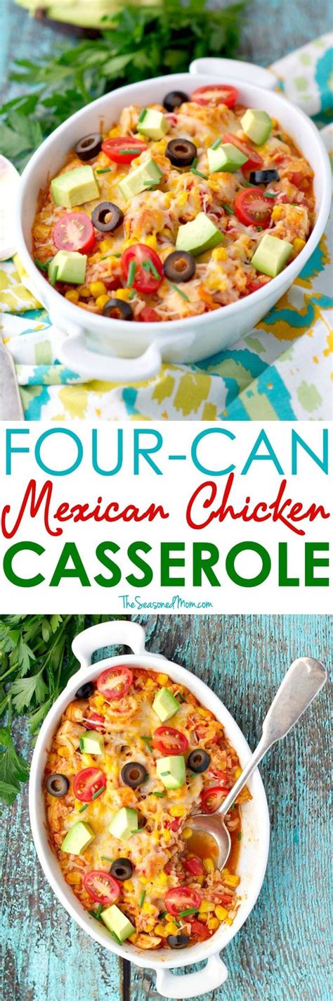 4 Can Mexican Chicken Casserole | Recipe | Mexican chicken ...
