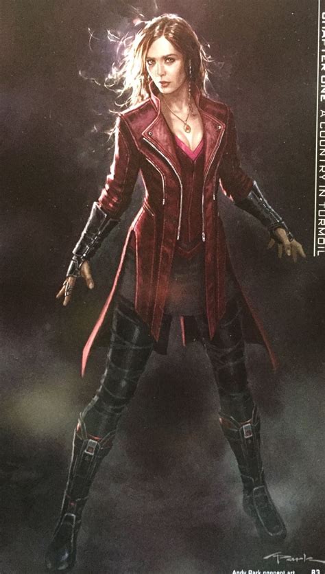 Wanda Maximoffscarlet Witch Avengers Age Of Ultron Concept Art Scarlet Witch Marvel Dc