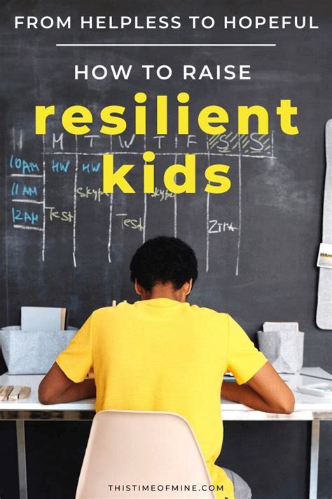 From Helpless To Hopeful How To Raise Resilient Kids Intentional