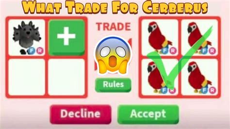 What People Trade For Cerberus Roblox Adopt Me Youtube