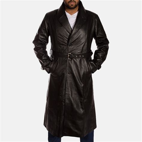 Leather Trench Coats For Men Horizon Leathers