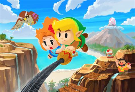 Nintendo Celebrates The Release Of Zelda Links Awakening With Special Art