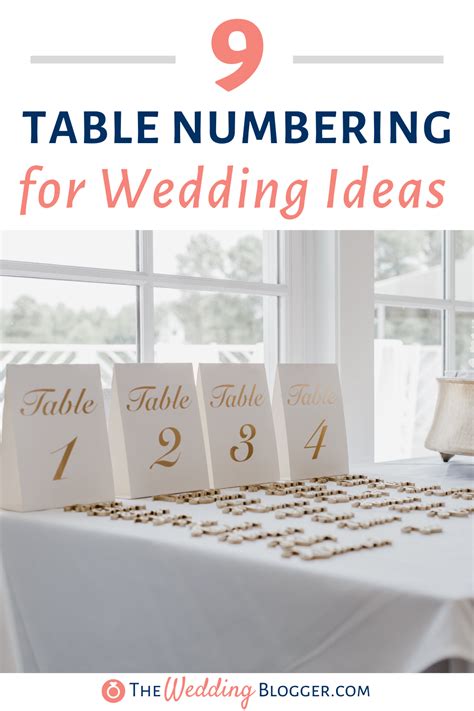 9 Fun Numbering Tables For Wedding Reception Ideas Table Numbers