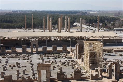 Ruins At Persepolis Capital Of The Achaemenid Empire Ca 550330 Bc