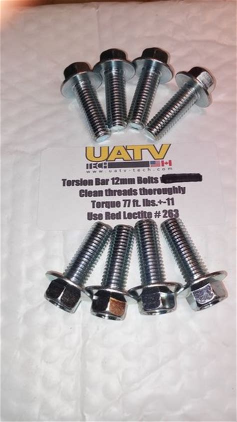 Can Am Commander Rear Sway Bar Replacement Bolts Uatv And Atv