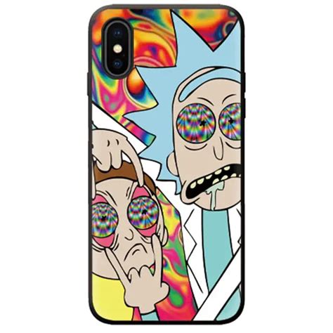 Rick And Morty Funny Cartoon Comic Meme Soft Silicon Tpu Phone Case