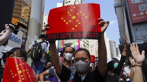 Hong Kong Cancels China National Day Fireworks Amid Protests Bt