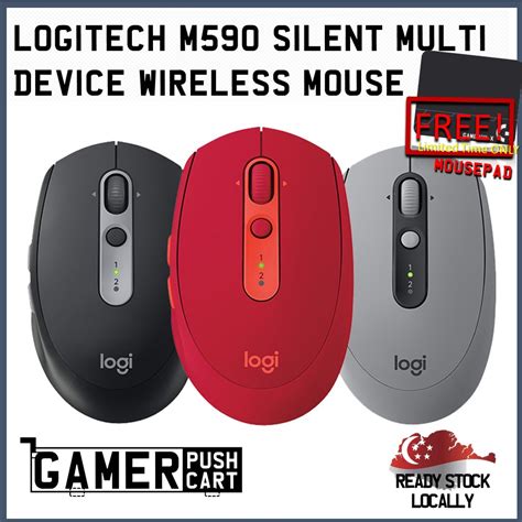 Logitech M590 Multi Device Silent Wireless Mouse Control And Move