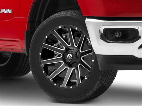 Fuel Wheels Ram 1500 Contra Gloss Black Milled 6 Lug Wheel 20x10