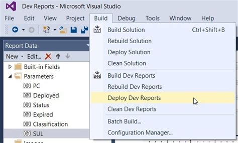 How To Deploy SSRS Reports From Visual Studio To The SSRS Server Ask