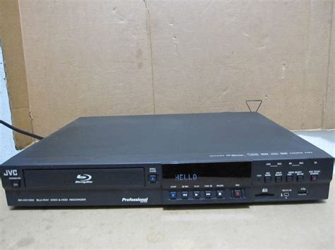 Jvc Sr Hd1250us Blu Ray And Dvd Recorder Combo Player Imagine41