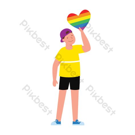 Hawak Ng Mga Tao Ang Lgbt Rainbow At Transgender Flag Sa Pagdiriwang Ng