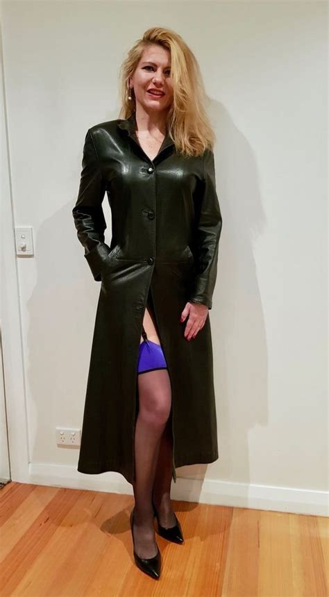 Emma Diaz On Twitter Leather Dresses Sexy Leather Outfits Long