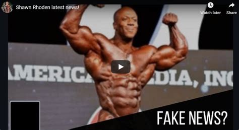 Shawn Rhodens Pro Status Not In Question Ironmag Bodybuilding