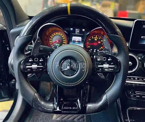 Nuevo Volante Amg Fibra De Carbono Para Mercedes Benz Amg Gle S C