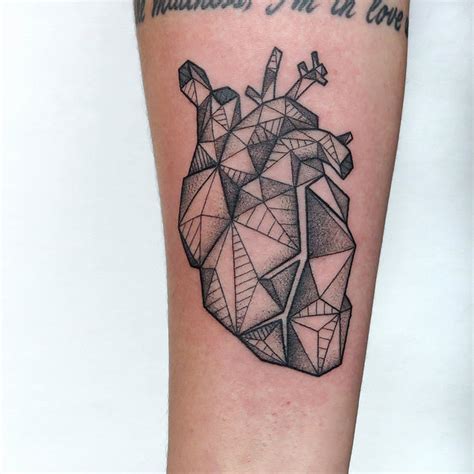 Geometric Heart Tattoo By Sameoldkid On Deviantart