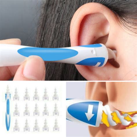 17pc Ear Wax Removal Tool Ear Wax Cleaner Q Grips Ear Wax Remover With