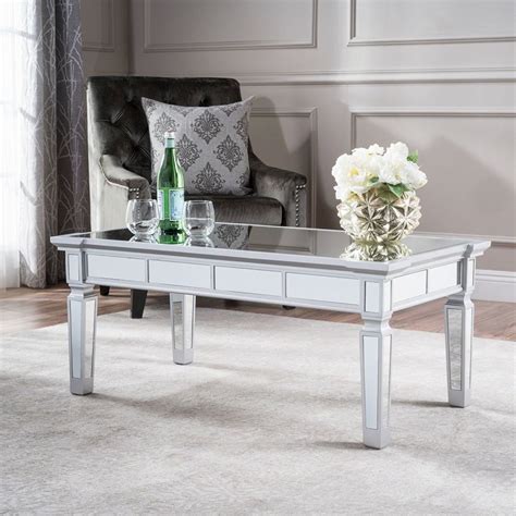 A living room without a coffee table is a lot like a supermodel without lipstick, undone. Mirrored Coffee Table - The Glamorous Accent Every Living ...