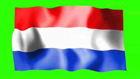the netherlands holland waving flag free hd green screen animation youtube