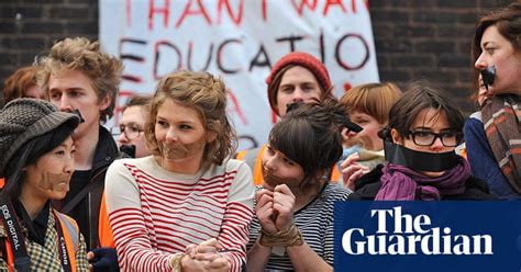 Students Protest As Tuition Fees Vote Looms Education The Guardian