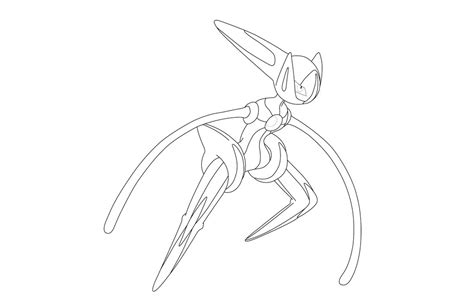 This coloring pages was posted in september 4, 2018 at 9:36 pm. Easy Pokemon Coloring Pages Legendary Deoxys to Printable ...