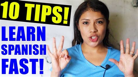 10 Tips To Learn Spanish Fast Youtube