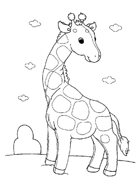 Coloriage Girafe 7236 Animaux Dessin à Colorier Coloriages à