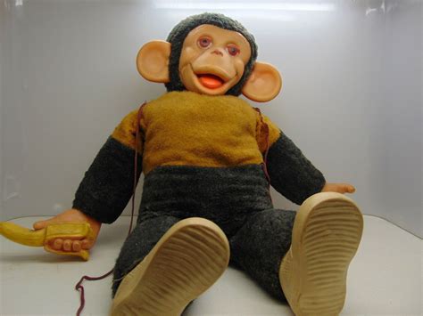 Vintage 1950 Stuffed Zippy Monkey Columbia Toy Products Ebay