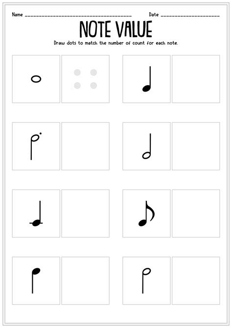 10 Best Images Of Music Theory Worksheets Note Value Music Note