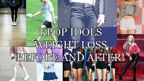 Kpop Idols Weight Loss Before And After 1 Youtube