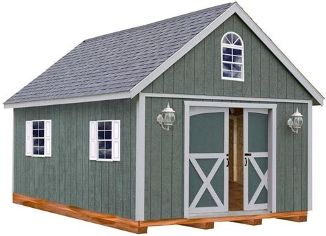 Best Barns Belmont 12 Ft X 24 Ft Wood Shed Kit With Floor Including