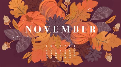 November Desktop Wallpaper Desktop Wallpaper Calendar Desktop