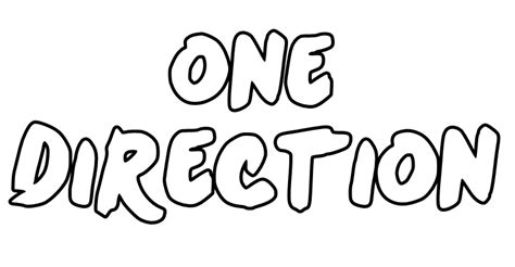 1d Logo Transparent One Direction Logo Onedirection Font Png