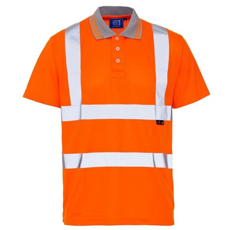 Supertouch Hi Vis Polo Shirt Orange Gort 3279
