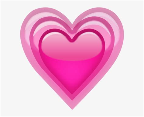 Pink Vibrating Hearts Iphone Heart Emoji Png Free Transparent Png
