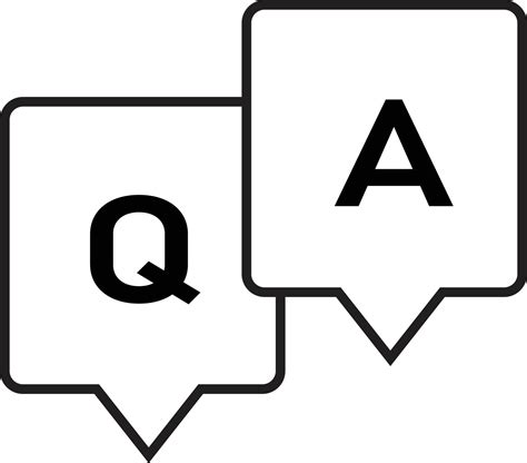 Question And Answer Glyph Icon Question Answer Icon Q And A Symbol