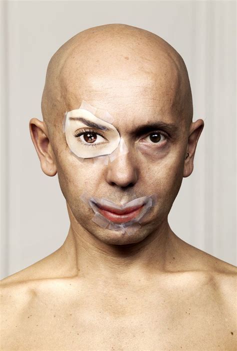 Artists Perform Plastic Surgery With Magazines Portrait Plastic