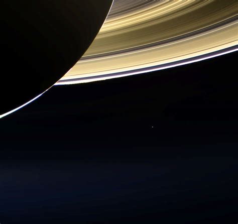 What The Earth And Moon Look Like From Saturn Universe Today