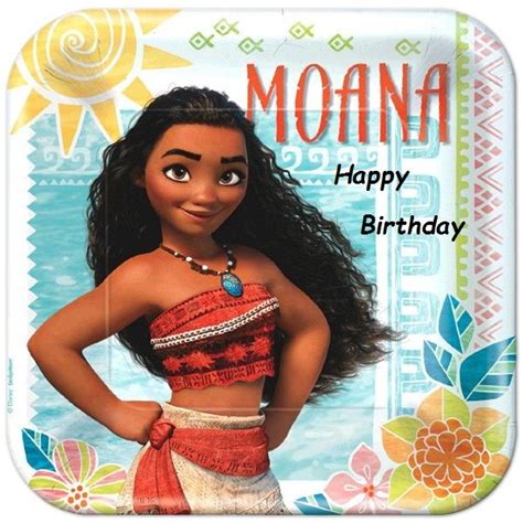20 Moana Birthday Card Design Templates Candacefaber
