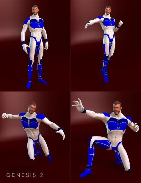 Action Poses For Animated Shapes Daz 3d