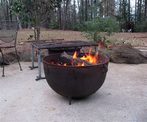 metal fire pit designs  outdoor setting ideas