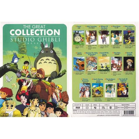 Anime Dvd Studio Ghibli Collection Part 114 Movies Shopee Malaysia