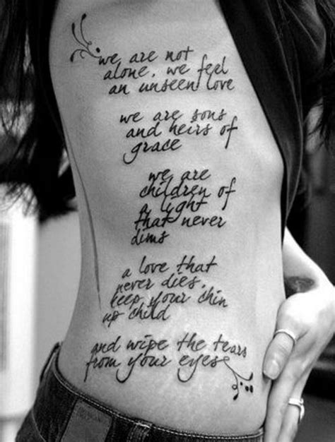 Must Try Quote Tattoos For Girls With Meaning TattoosbabeGirl
