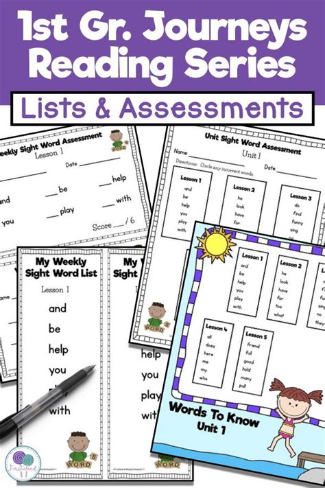 Journeys 1st Grade Sight Words Distance Learning First Grade First