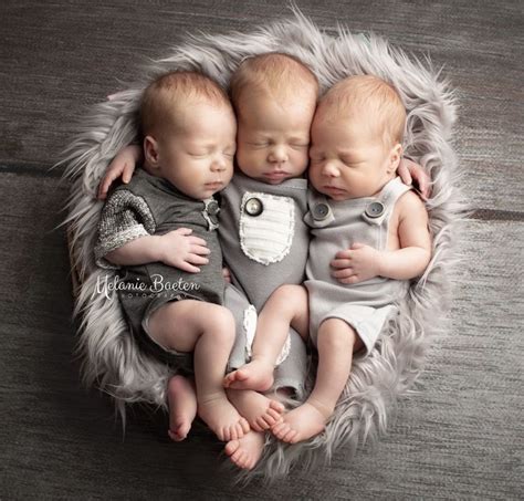 Newborn Triplets Newborn Session Newborns Little Babies Cute Babies