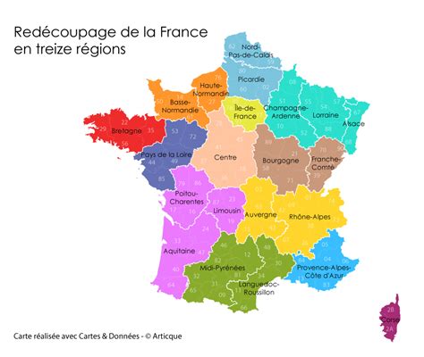 Carte De France Des Regions Carte De La Norvege