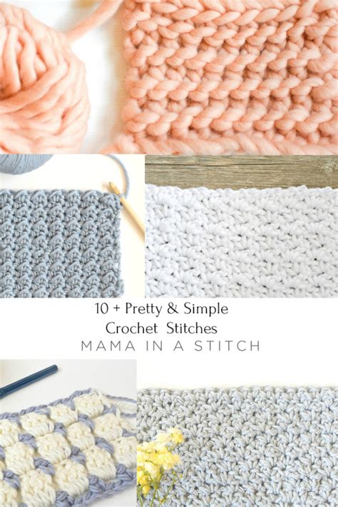 Pretty And Simple Crochet Stitches To Try Free Patterns