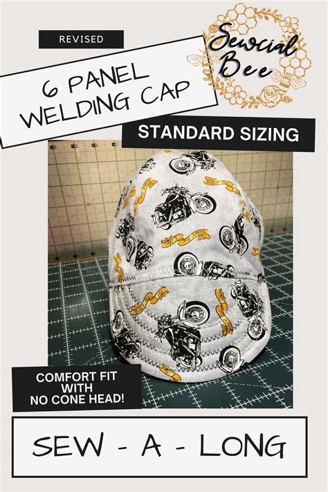 Welding cap hat 6 panel w no band sewing pattern welder etsy – Artofit